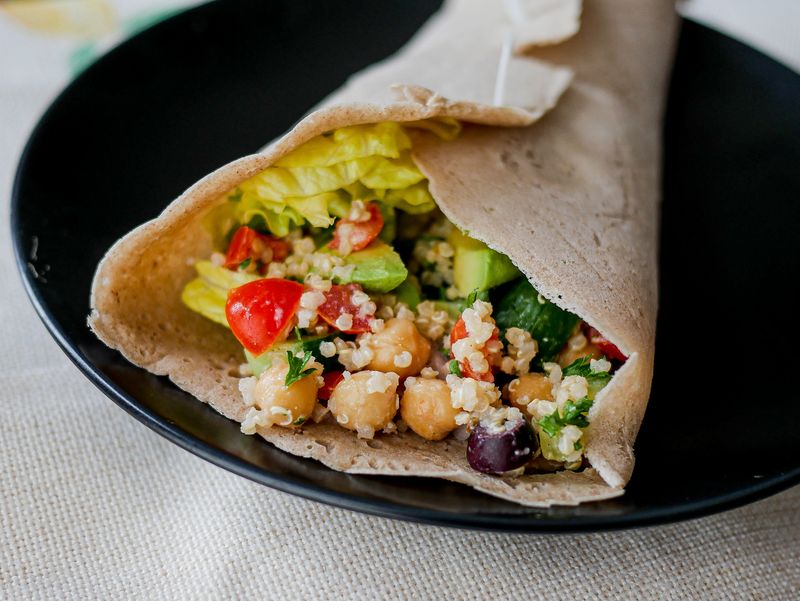 Quinoa and Kale Power Wrap