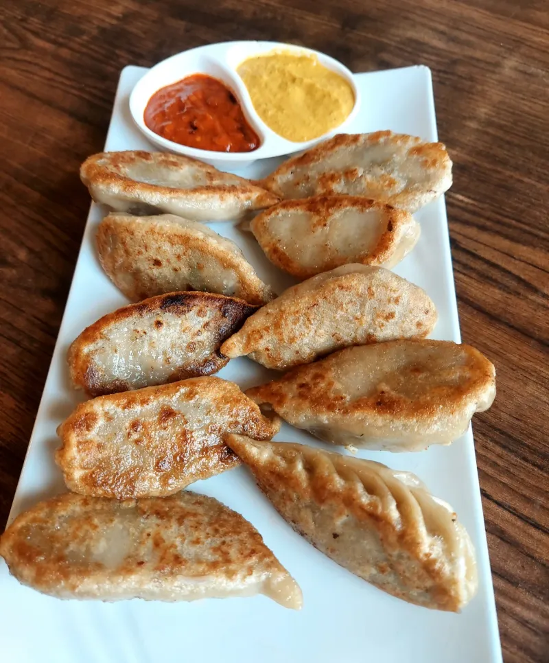 Nepali Kothey Momo (Pan-Fried Dumplings)