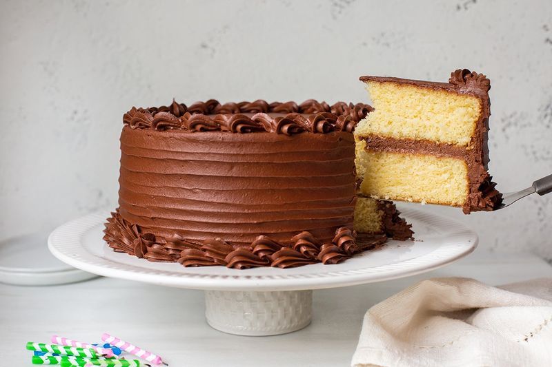 Chill the Cake Before Slicing for Clean Cuts