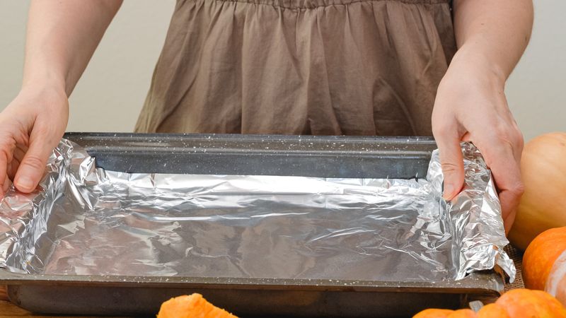 Line Your Baking Sheet with Foil for Zero Cleanup