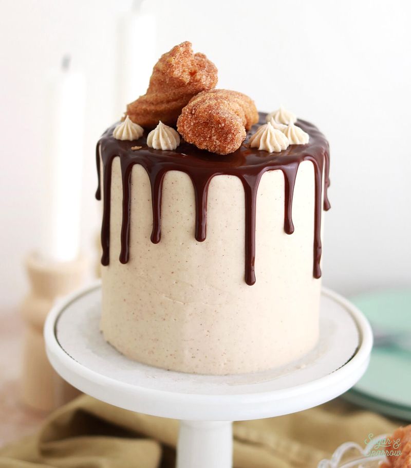 Churro Mug Cakes with Cinnamon Sugar