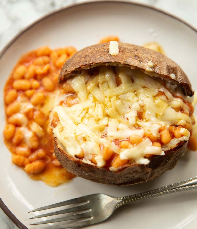 Baked Potato with Baked Beans