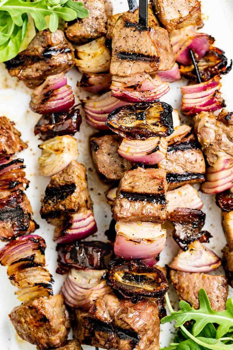 Steak and Blue Cheese Skewers