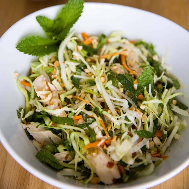 Vietnamese Chicken Salad With Cabbage And Herbs