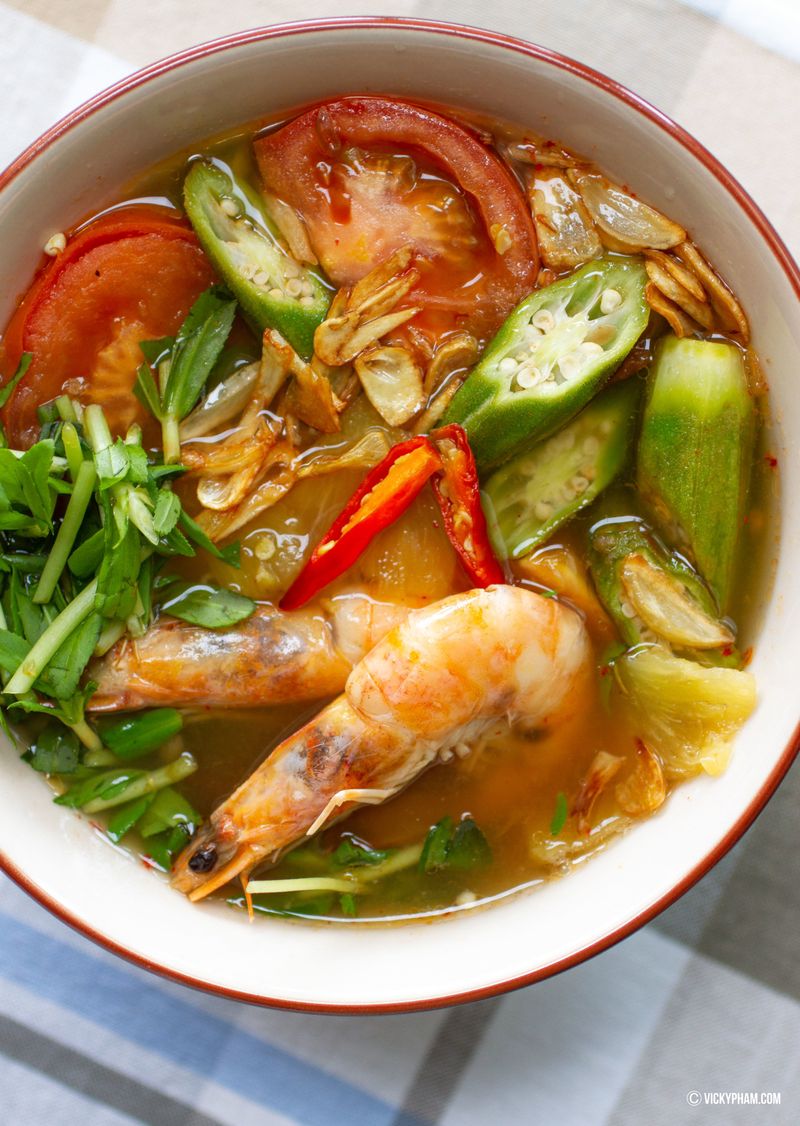 Vietnamese Sweet And Sour Tamarind Soup