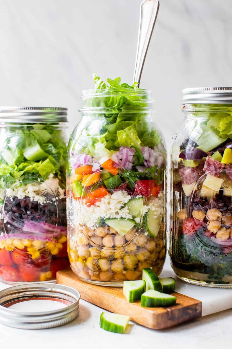 Layered Mason Jar Salad
