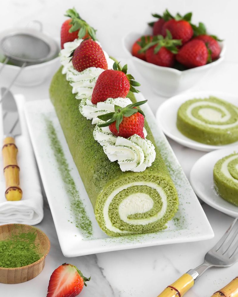 Matcha Swiss Roll