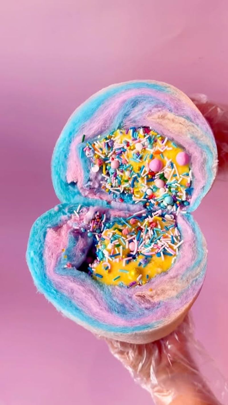 Cotton Candy Burrito