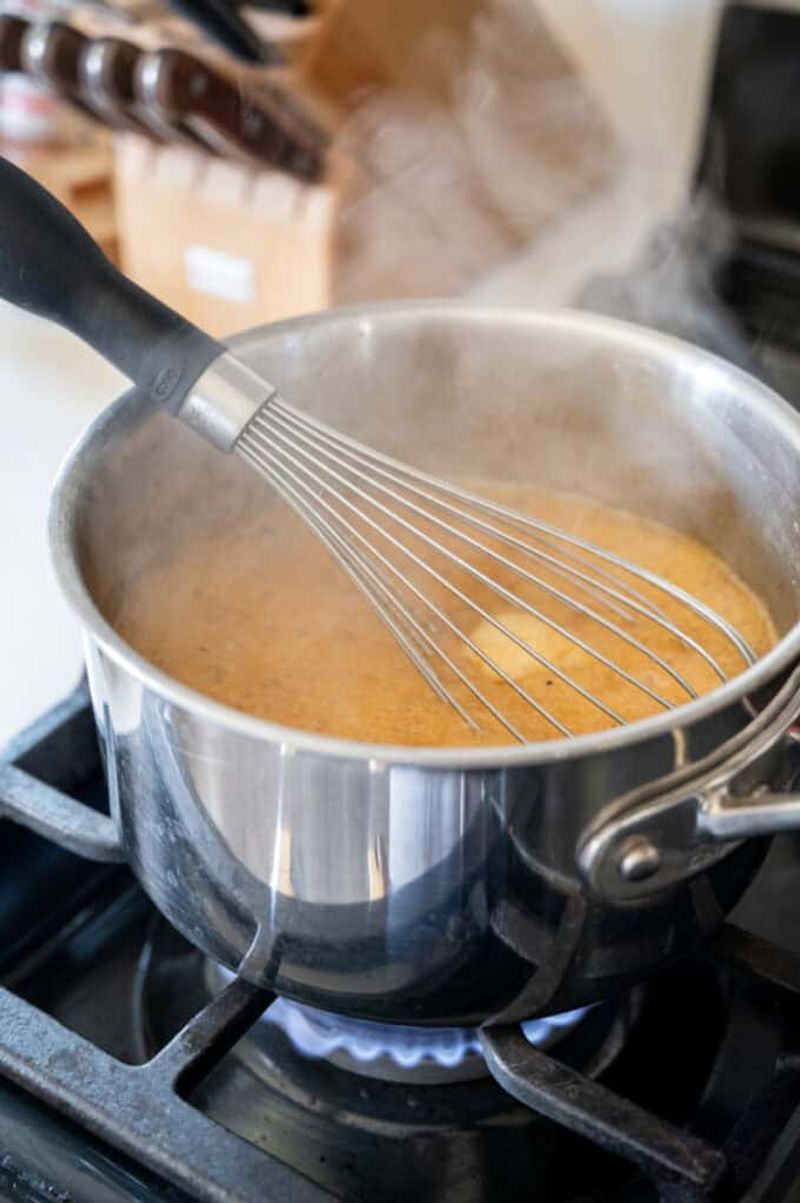 Whisk Constantly While Adding Liquid