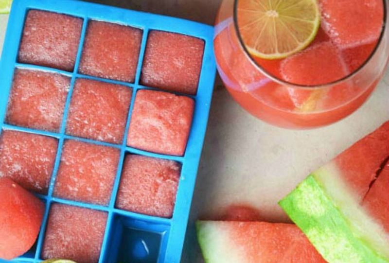 Watermelon Ice Cubes