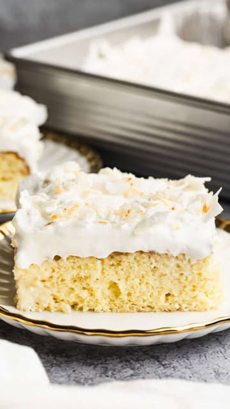 Coconut Tres Leches Pudding Cake