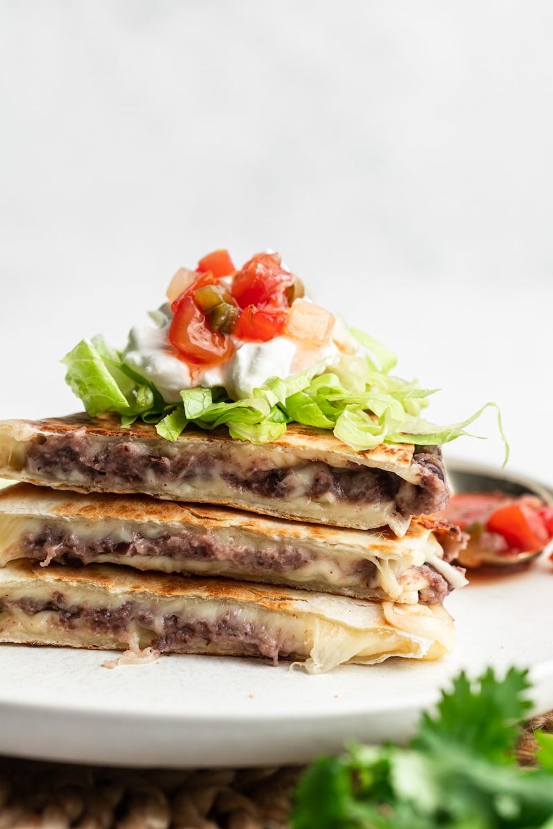 Bean and Cheese Quesadillas