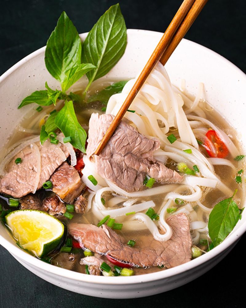 Pho-Inspired Beef Noodle Soup