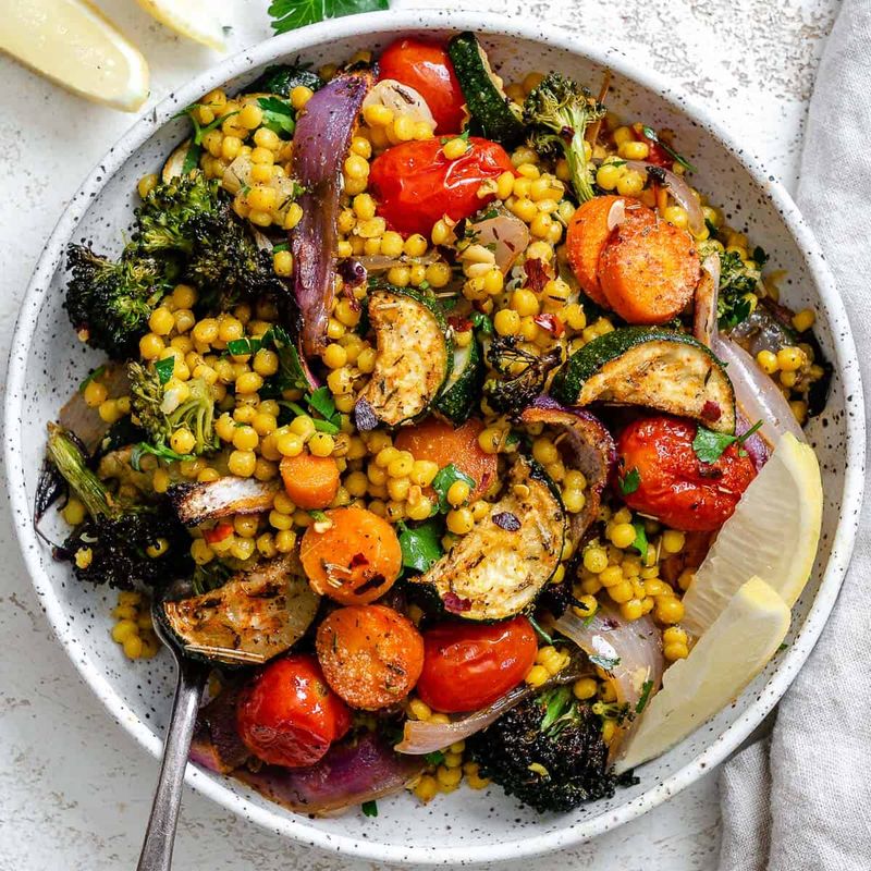 Roasted Vegetable and Couscous Bowl