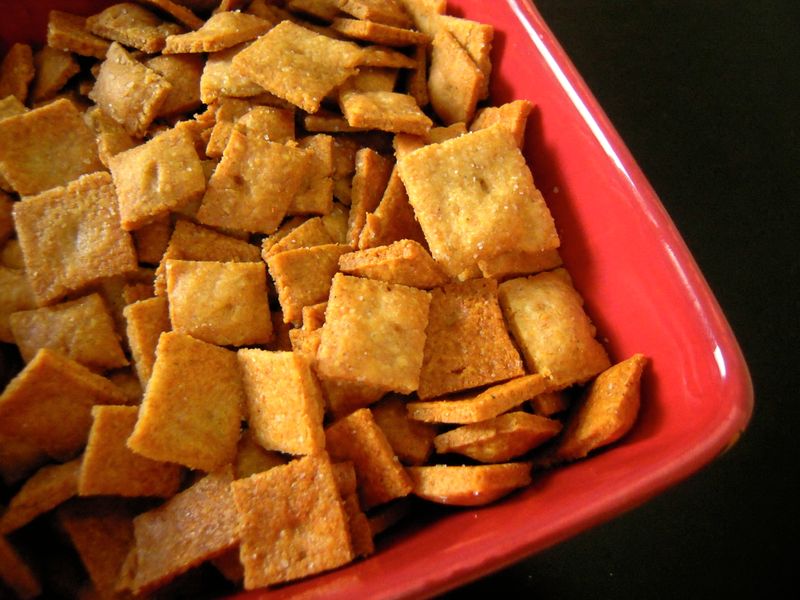 Cheese And Whole Grain Crackers