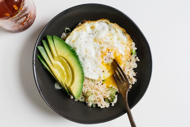 Savory Breakfast Bowl with Brown Rice