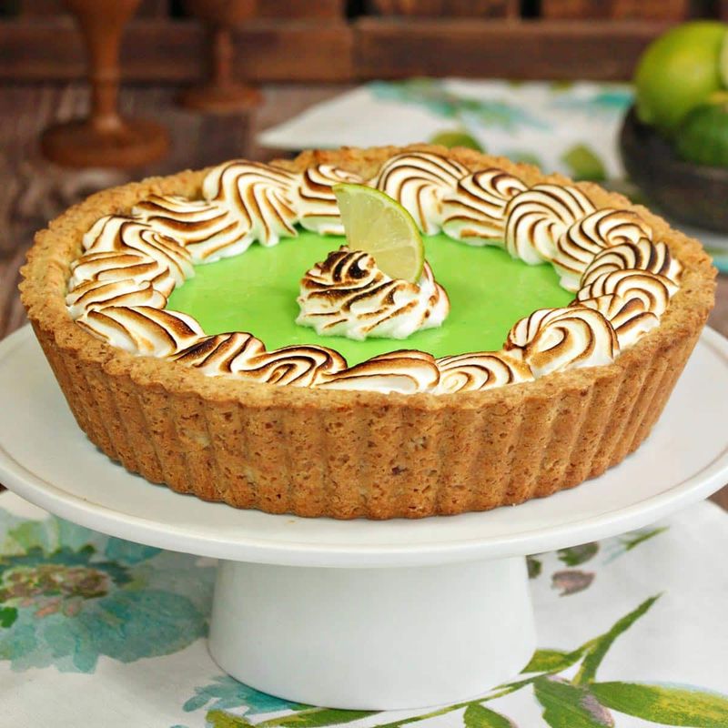 Lime Tart with Toasted Meringue
