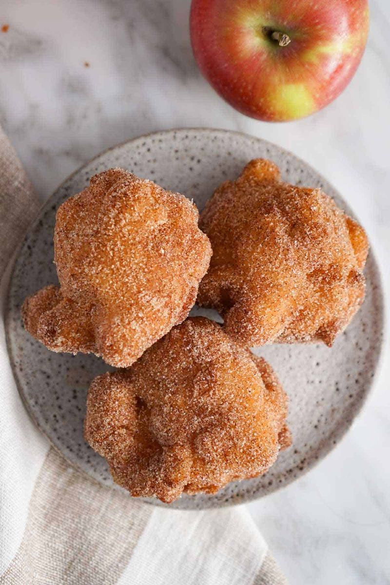 Classic Cinnamon-Sugar Apple Fritters