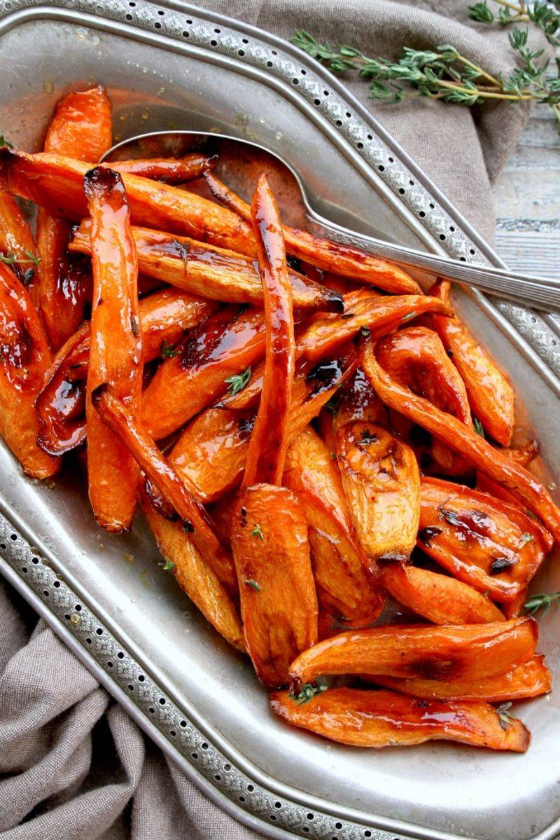 Honey and Thyme Glazed Carrots