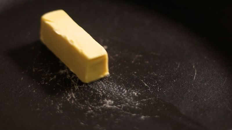 The Sizzle of Butter in a Hot Pan