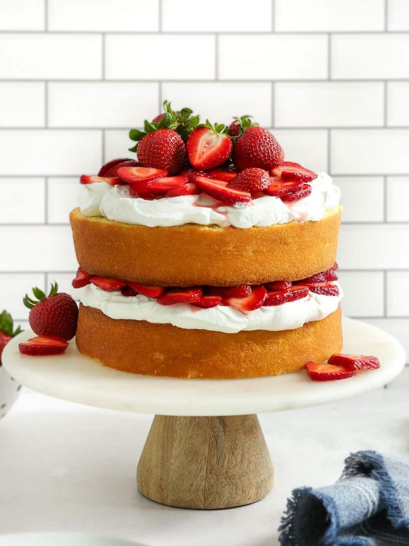 Classic Strawberry Shortcake Layer Cake