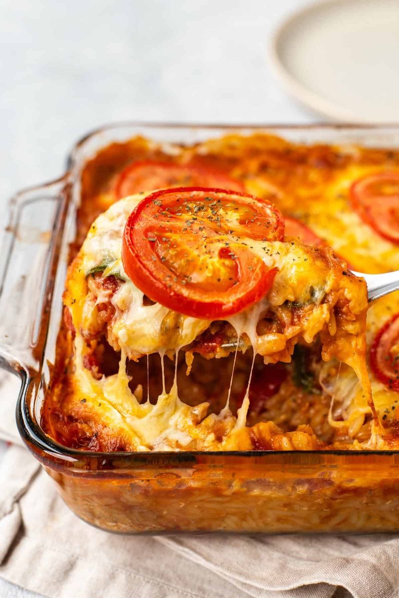 Classic Red Lentil and Tomato Bake