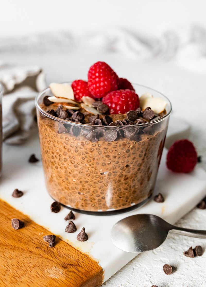 Chia Seed Chocolate Pudding