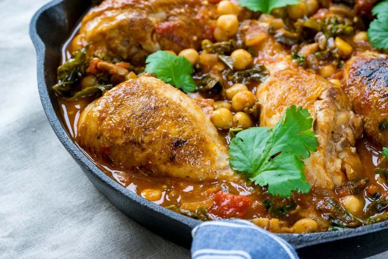 Smoky Chicken and Chickpea Stew