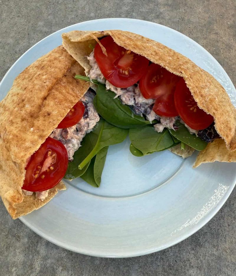 Classic Greek Salad Pitta