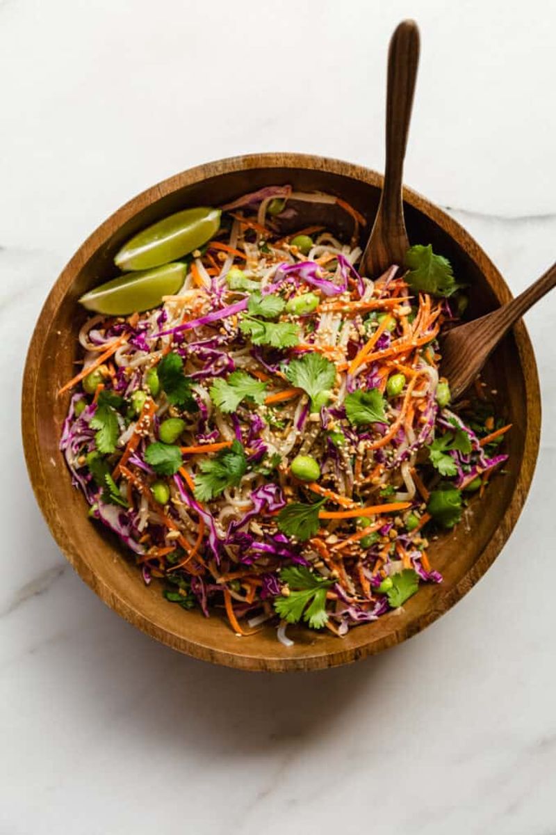 Thai Noodle Salad With Toasted Peanuts