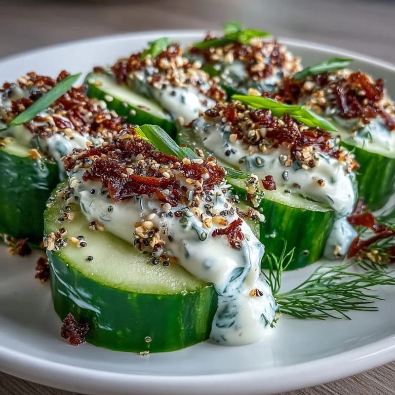 Cucumber, Dill, and Everything Bagel Seasoning Bowl