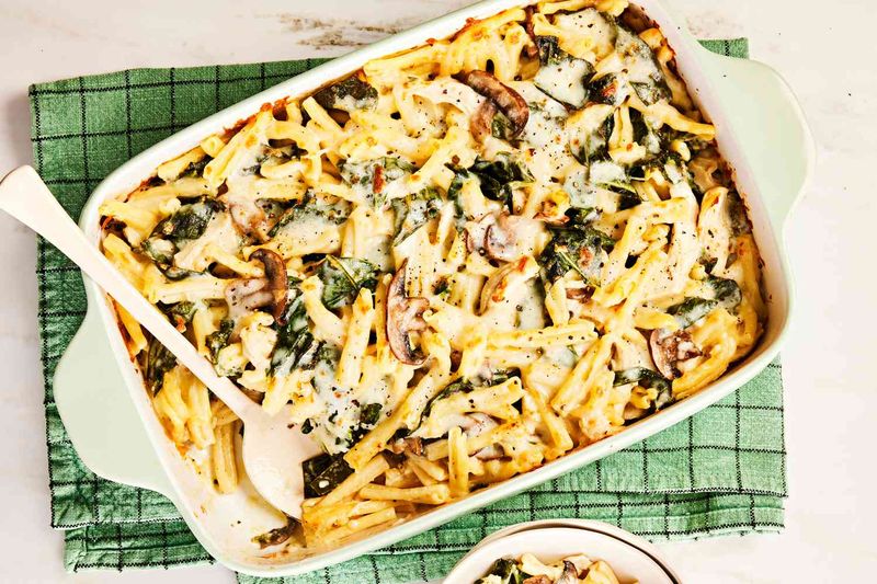 Creamy Turkey and Mushroom Pasta