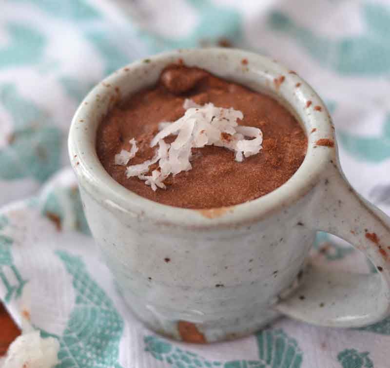 Coconut Milk Chocolate Pudding