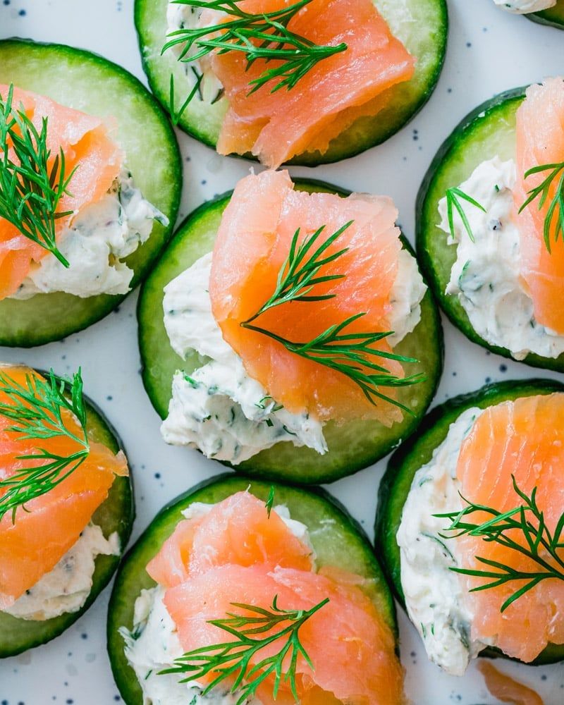 Smoked Salmon Cucumber Rounds