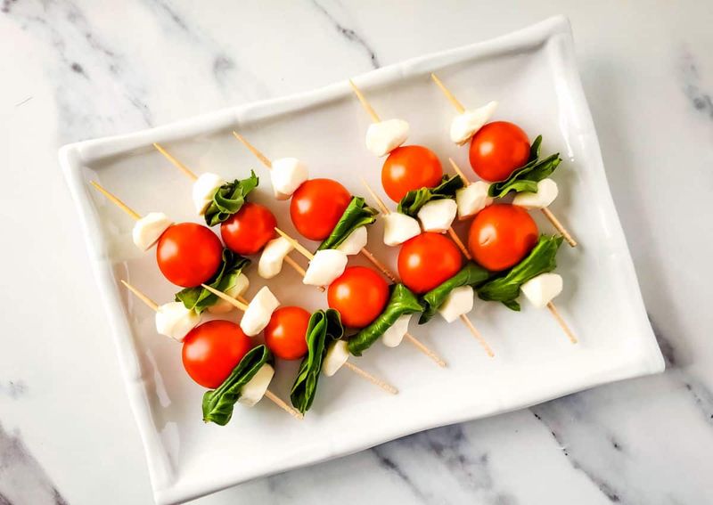 Mini Caprese Skewers