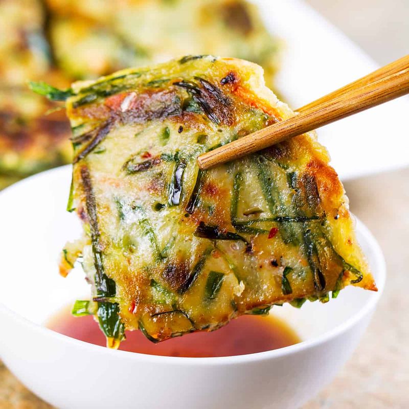 Korean Scallion Pancakes (Pajeon)