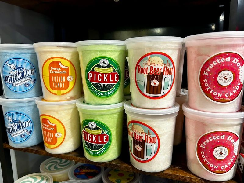 Pickle-Flavored Cotton Candy