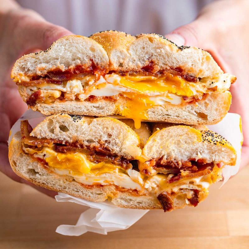 New York City, USA - The Classic Bacon, Egg, and Cheese