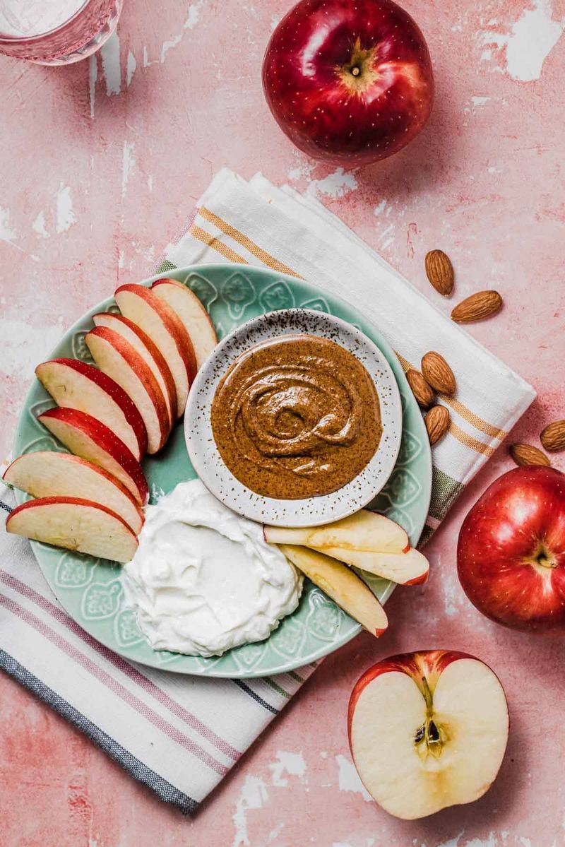 Apple Slices with Almond Butter