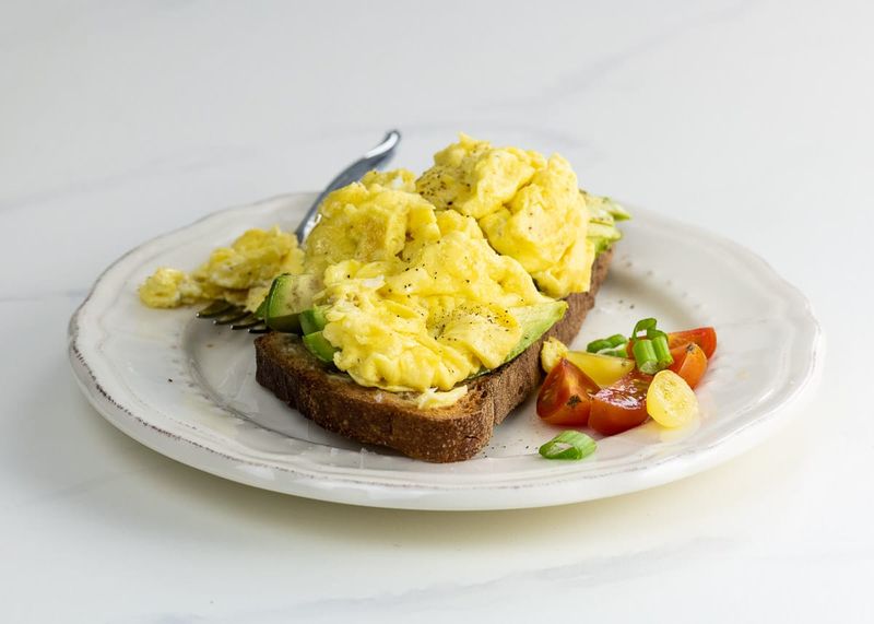 Scrambled Eggs on Toast