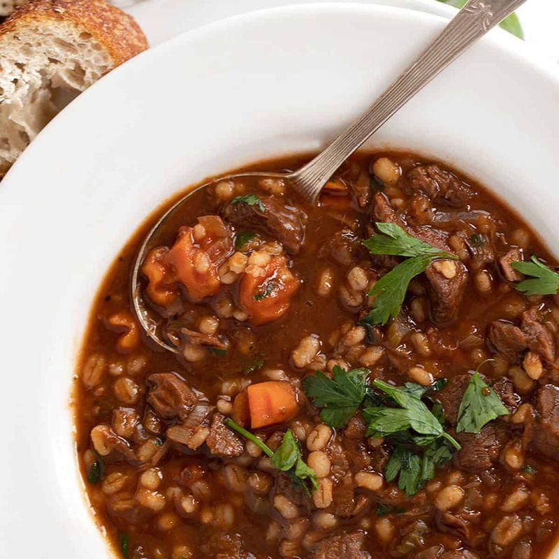 Classic Beef and Barley Soup