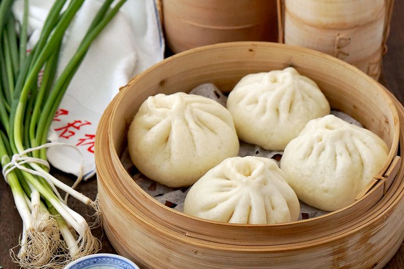 Chinese Steamed Dumplings (Baozi)