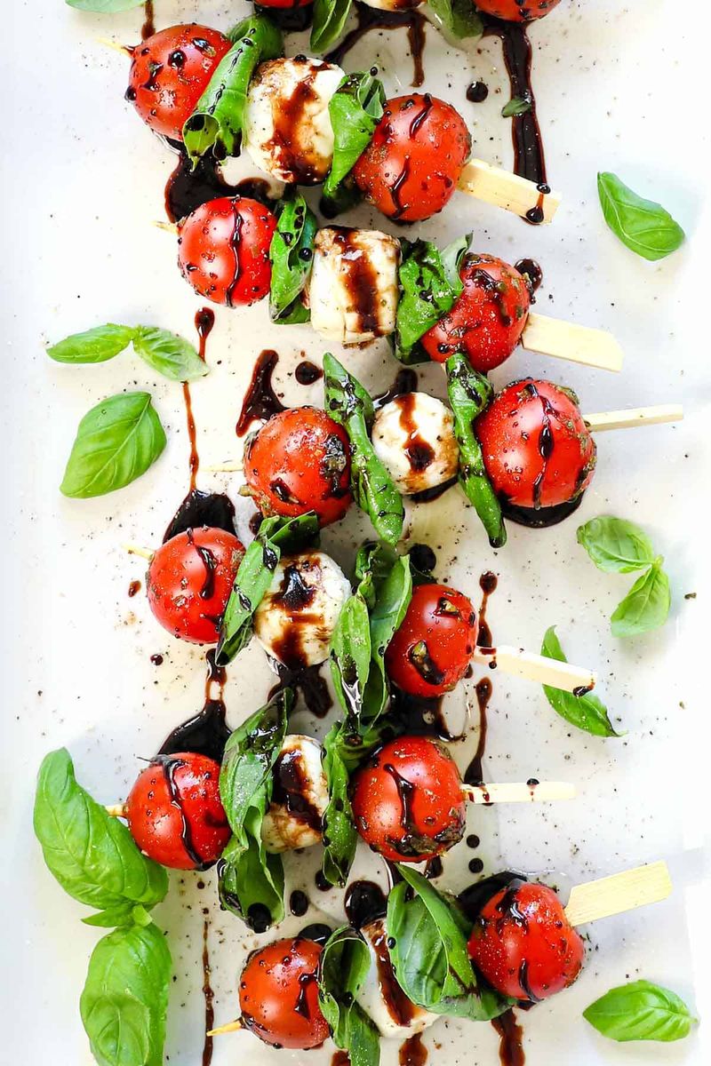 Mini Caprese Skewers