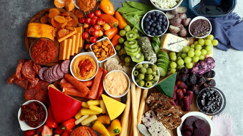 Rainbow Charcuterie Board