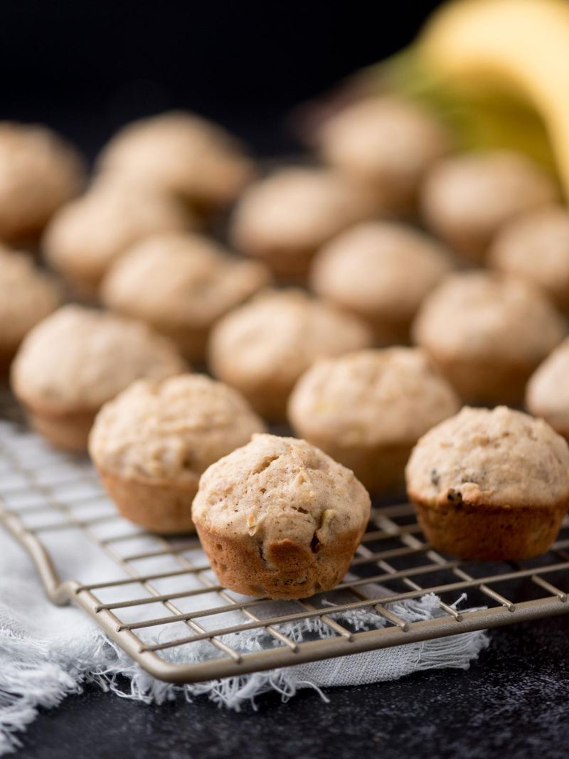 A Mini Banana Muffin