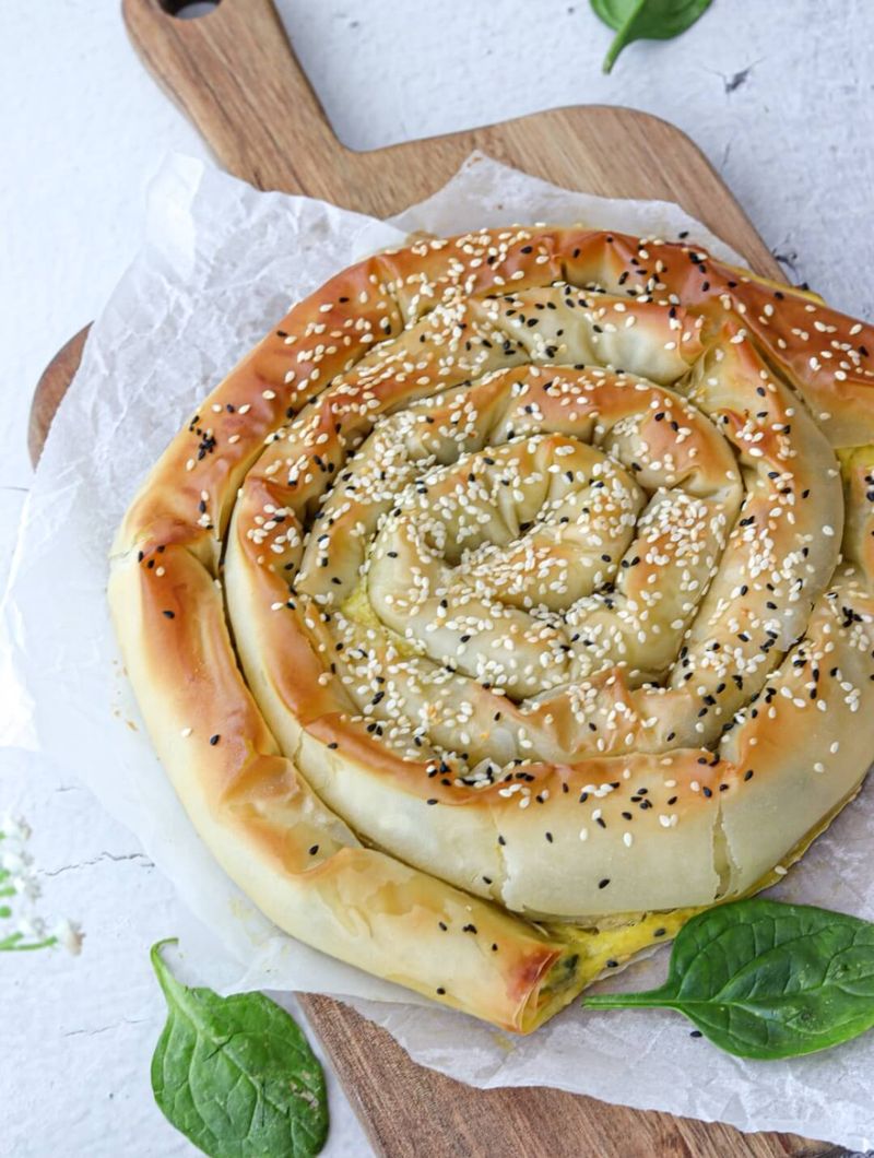 Spinach and Feta Borek Roll