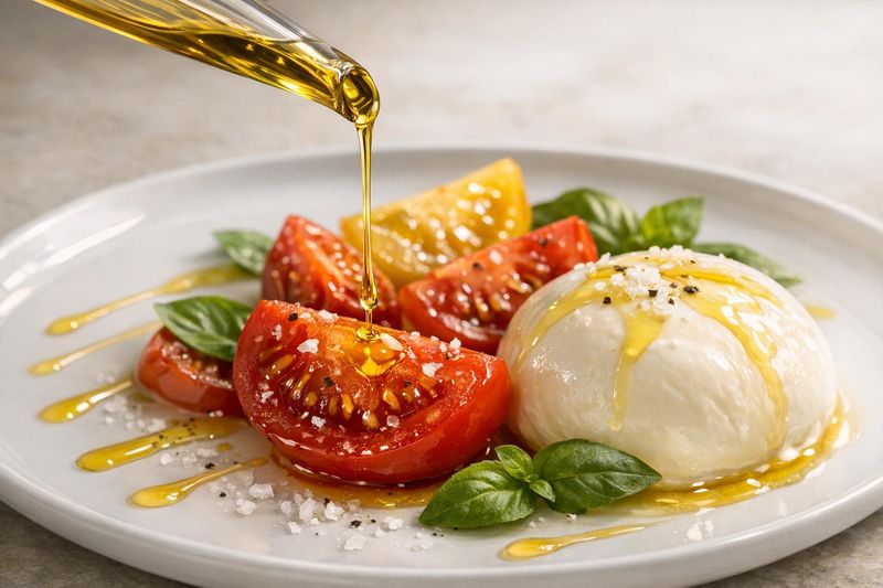 Drizzle Olive Oil or Balsamic for a Finishing Touch