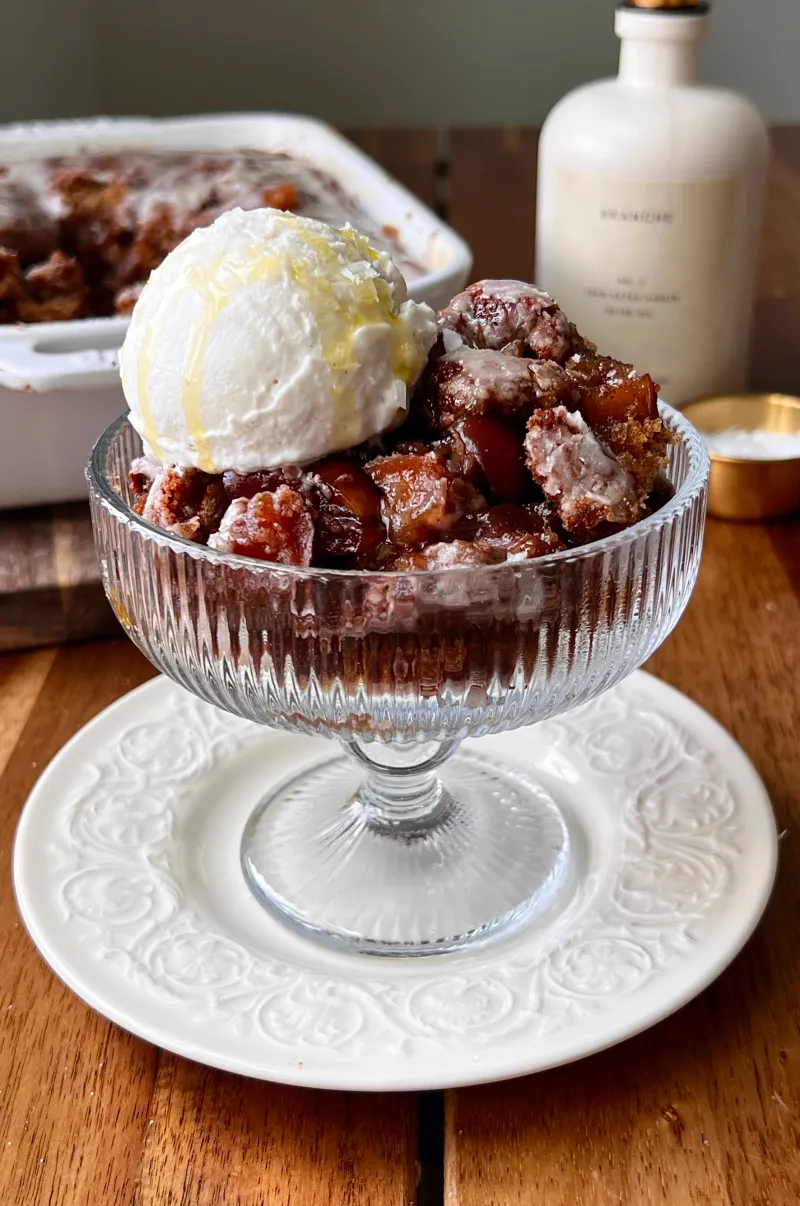 Apple Fritters with Brown Butter Glaze