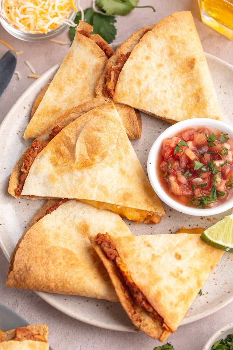 Air Fryer Mini Quesadillas