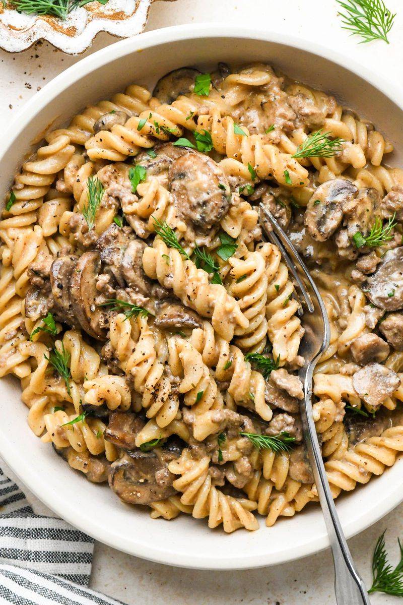 Dairy-Free Beef Stroganoff